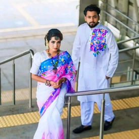 Couple Set(sari panjabi)